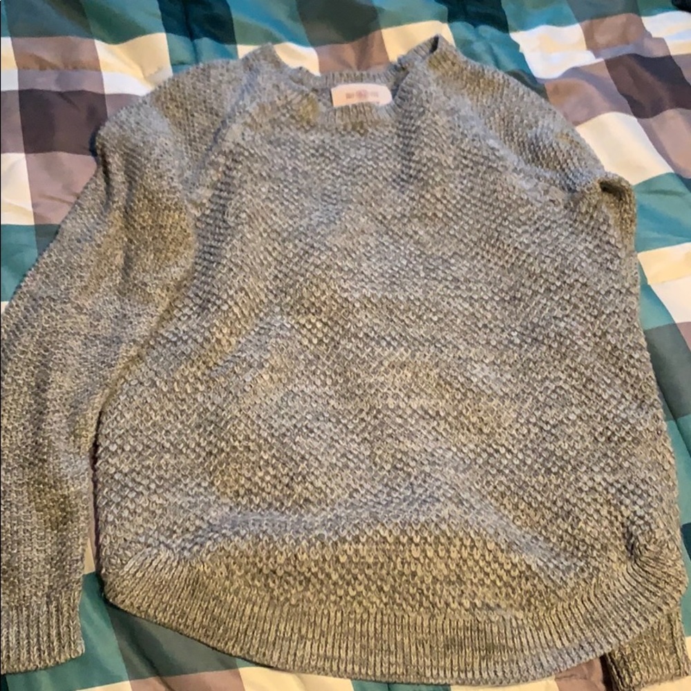 Gray sweater